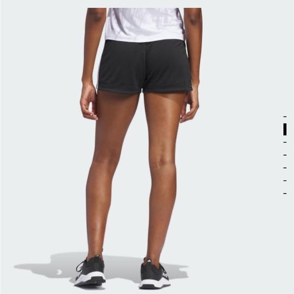 2 Pairs of Adidas Pacer Running Shorts Black/Grey Size Small - Picture 3 of 7